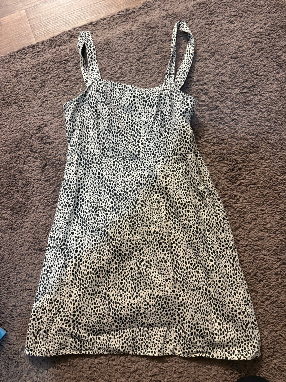 American Eagle Outfitters Black and White Dotted Dress